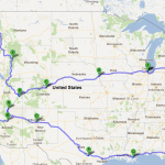 Road Trip 2012 - The Map!